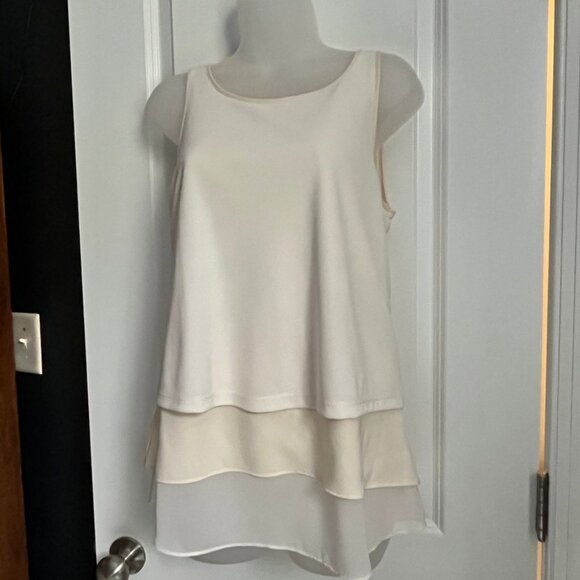 Ann Taylor layered sleeveless tunic XS - Picture 1 of 8